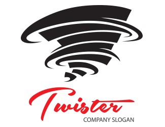 Projekt logo dla firmy Twister | Projektowanie logo