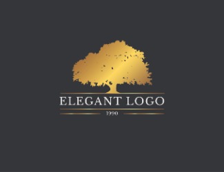 drzewo eleganckie - projektowanie logo - konkurs graficzny