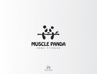 Projekt graficzny logo dla firmy online muscle panda