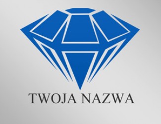 Projekt graficzny logo dla firmy online diament