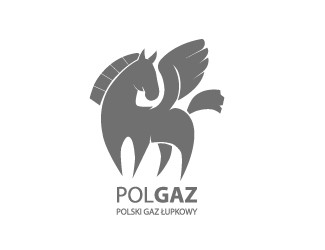 Projekt graficzny logo dla firmy online polgaz