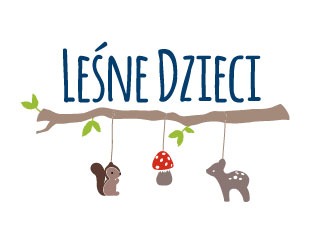 Projekt graficzny logo dla firmy online Leśne Dzieci