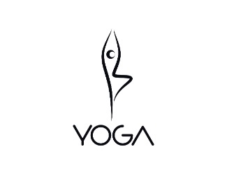 Projekt graficzny logo dla firmy online yoga