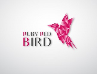 Projekt graficzny logo dla firmy online Ruby Red Bird