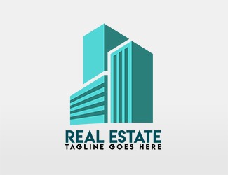 Projekt graficzny logo dla firmy online Nieruchomości