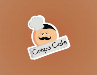Projektowanie logo dla firmy, konkurs graficzny crepe cafe