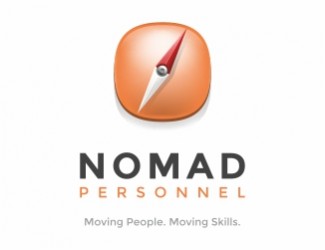 Projekt graficzny logo dla firmy online Nomad/Kompas
