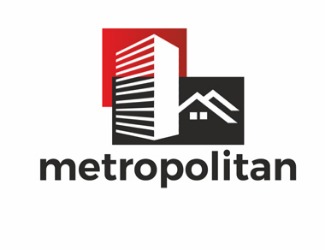 Projekt graficzny logo dla firmy online metropolitan