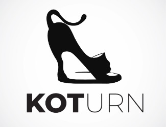 Projekt graficzny logo dla firmy online KOTURN