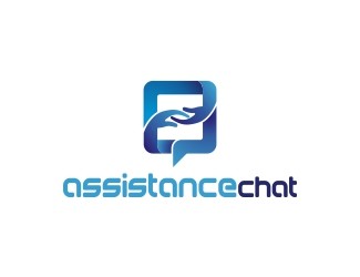 Projekt graficzny logo dla firmy online assistance chat