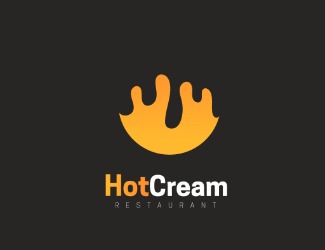 Projekt logo dla firmy HotCream | Projektowanie logo