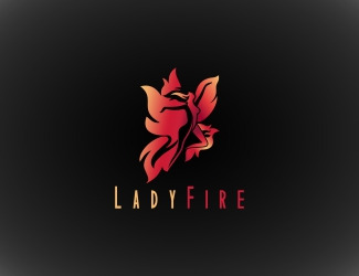 Projekt logo dla firmy LadyFire | Projektowanie logo