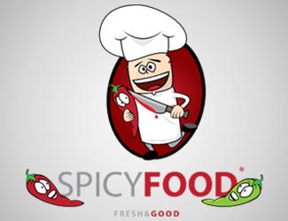 Projekt logo dla firmy Spicy Food | Projektowanie logo