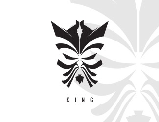 Projekt graficzny logo dla firmy online king