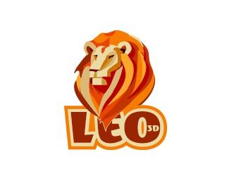 Projekt graficzny logo dla firmy online leo3d