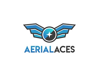 Projekt graficzny logo dla firmy online Powietrzne Asy