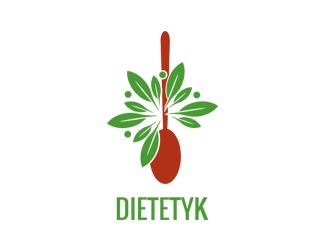 Projekt graficzny logo dla firmy online dietetyk