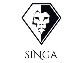 Projekt graficzny logo dla firmy online singa