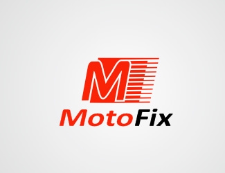 Projekt logo dla firmy MotoFix | Projektowanie logo