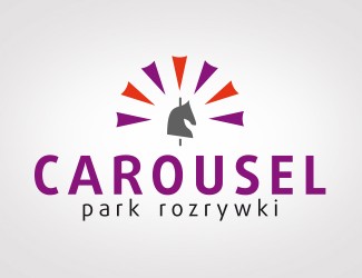 Projekt graficzny logo dla firmy online Carousel park rozrywki