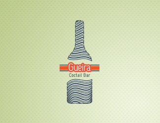 Projekt graficzny logo dla firmy online Gueira Coctail Bar