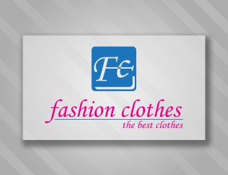 Projekt graficzny logo dla firmy online odzież