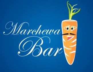 Projekt logo dla firmy Marchewa Bar | Projektowanie logo
