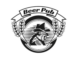 Projekt graficzny logo dla firmy online pub