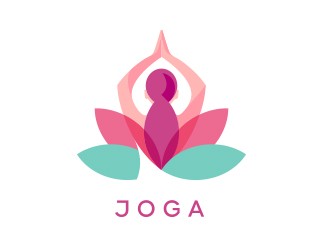 Projekt graficzny logo dla firmy online Joga