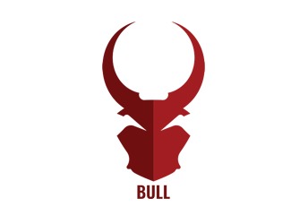 Projekt graficzny logo dla firmy online byk bull
