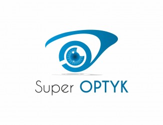 Projekt graficzny logo dla firmy online Super OPTYK
