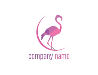 Projekt graficzny logo dla firmy online flaming