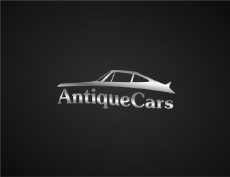 Projekt graficzny logo dla firmy online AntiqueCars
