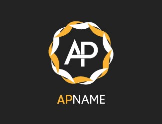 Projekt logo dla firmy AP NAME | Projektowanie logo