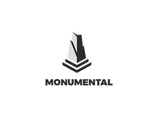 Projekt graficzny logo dla firmy online Monumental
