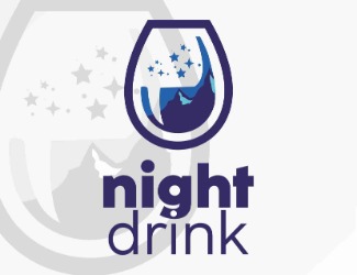 Projekt graficzny logo dla firmy online night drink