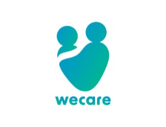 Projekt graficzny logo dla firmy online We Care