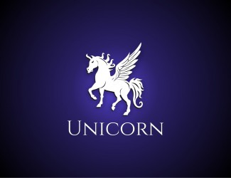 Projekt graficzny logo dla firmy online Jednorożec
