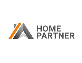 Projekt graficzny logo dla firmy online HomePartner