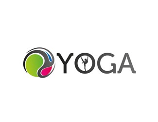 Projekt graficzny logo dla firmy online yoga