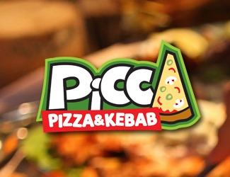 Projekt graficzny logo dla firmy online PICCA - pizza & kebab