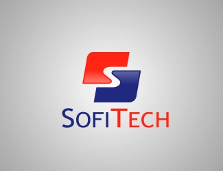 Projekt graficzny logo dla firmy online SofiTech