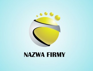 Projekt graficzny logo dla firmy online yellow orbs