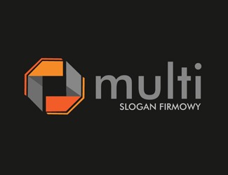 Projekt graficzny logo dla firmy online multi