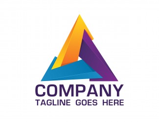 Projekt logo dla firmy Trójkąt | Projektowanie logo