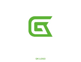 Projekt graficzny logo dla firmy online GK LOGO