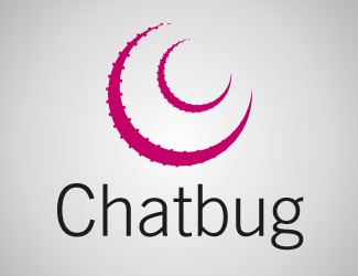 Projekt graficzny logo dla firmy online Chatbug