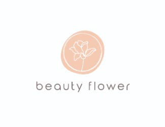 Projekt graficzny logo dla firmy online Beauty Flower
