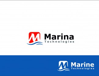 Projekt graficzny logo dla firmy online Marina