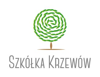 Projekt logo dla firmy Szkółka Krzewów | Projektowanie logo